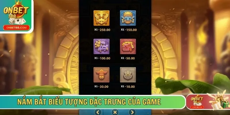 Nắm bắt biểu tượng đặc trưng của game